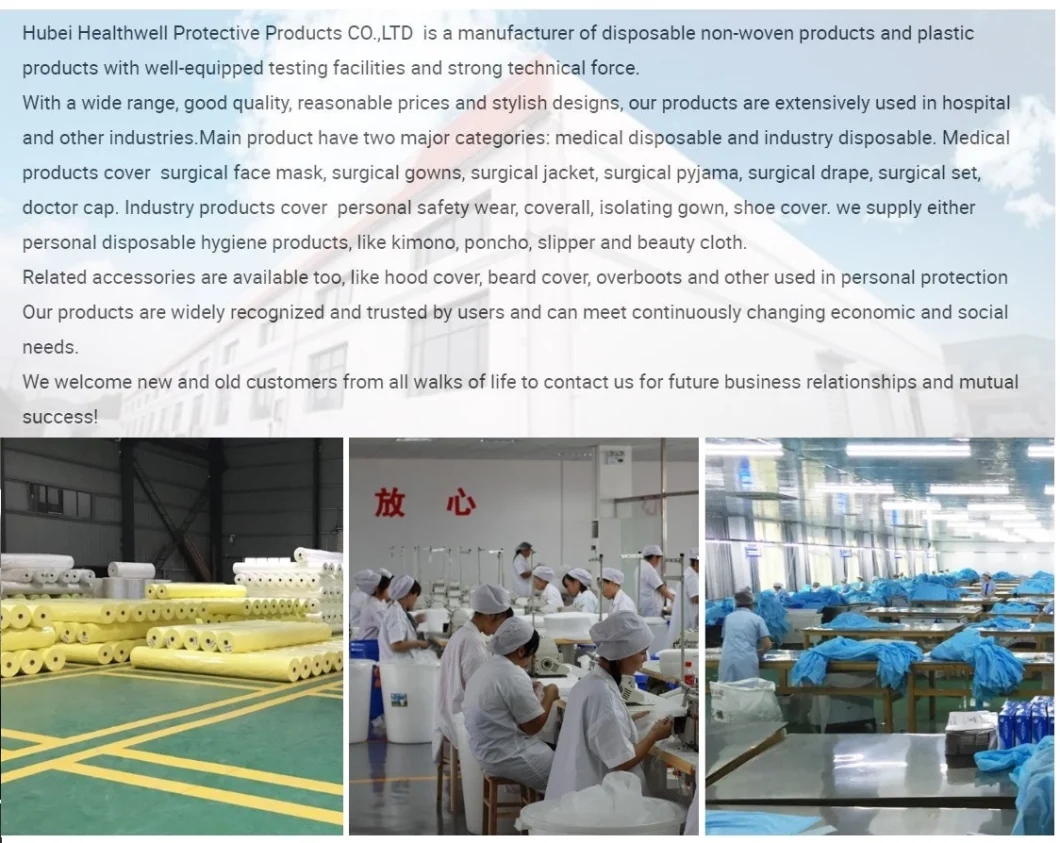 Disposable Protective Clothing Used in The Factory